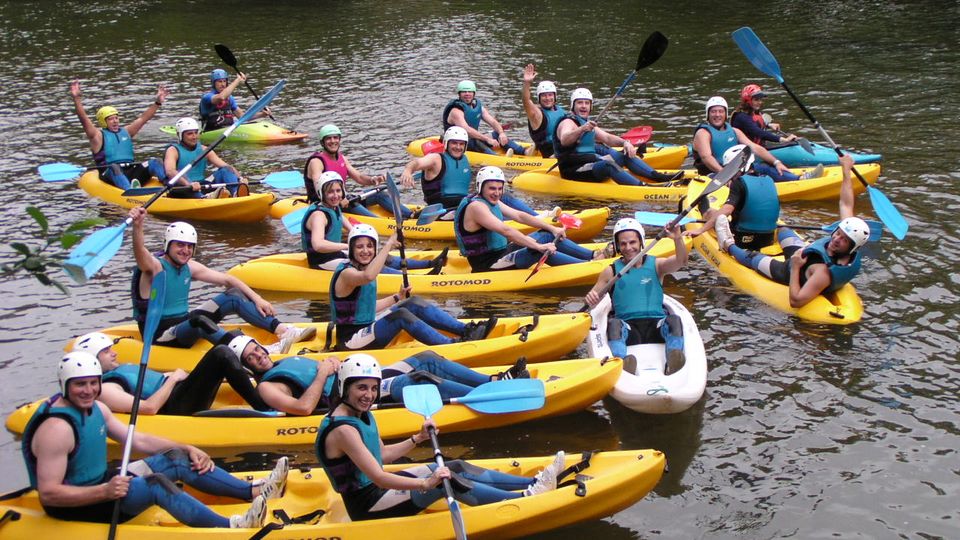 Open Kayak, Canoa Raft en el río Cares